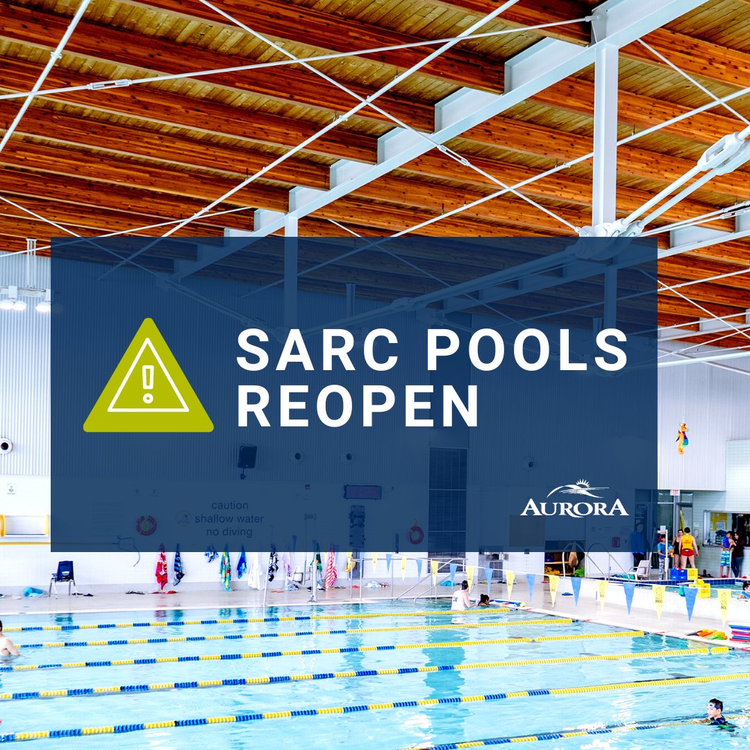 Town of Aurora on Twitter "Great news! The Stronach Aurora Recreation