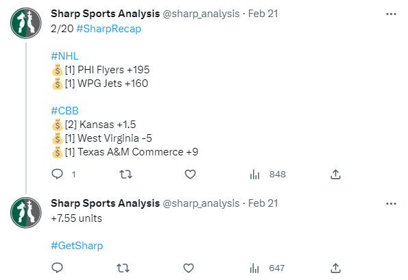 Sharp Sports Analysis tweet media