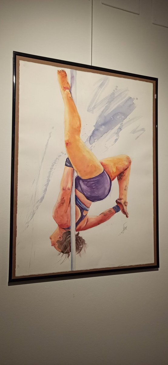 Nathel_'s tweet photo. Una clienta de la tienda me ha pintado con acuarela y ahora estoy expuesta :') 😍😍😍 https://t.co/FVxne0CHr9