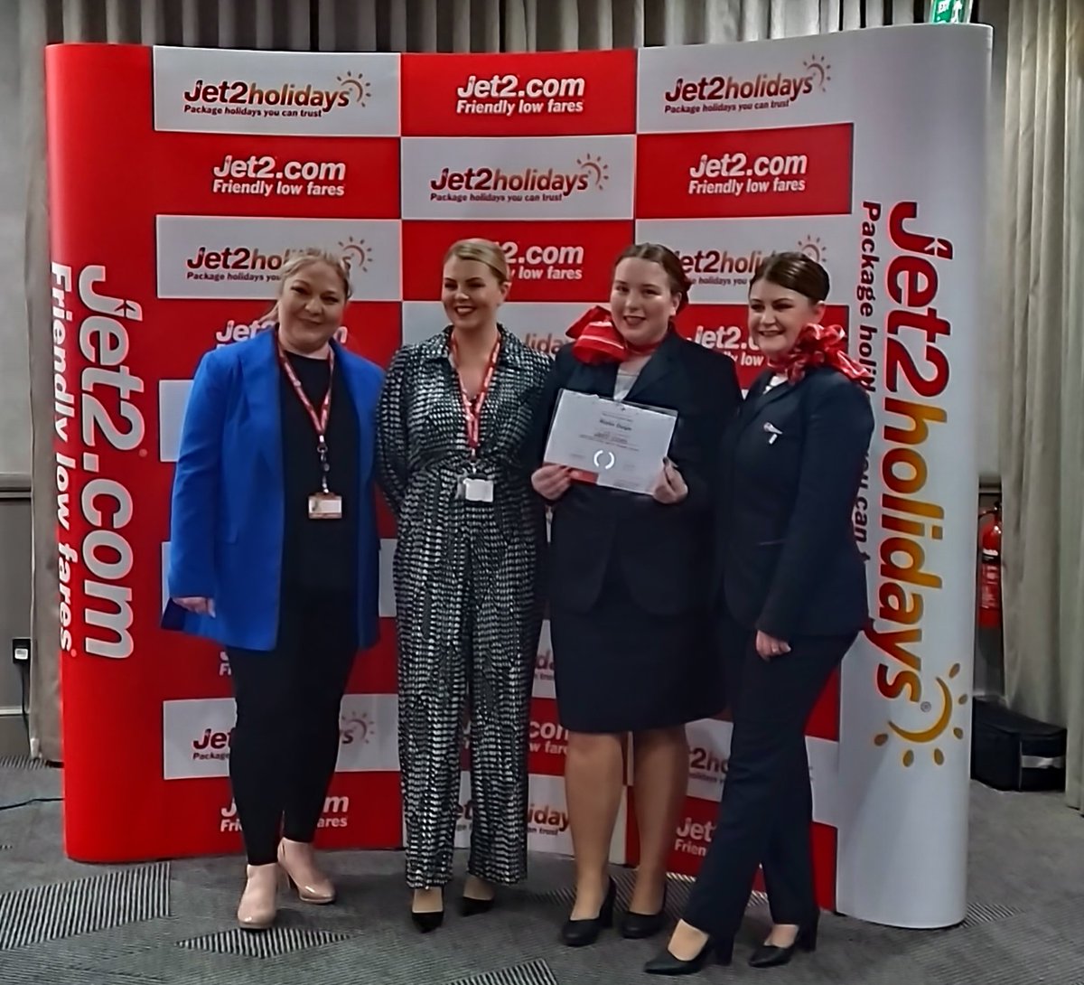 al_perth's tweet photo. Well done to Hayley. Take those wings and fly #jet2wingsceremomy 
@jet2tweets https://t.co/mhpvHITPSu