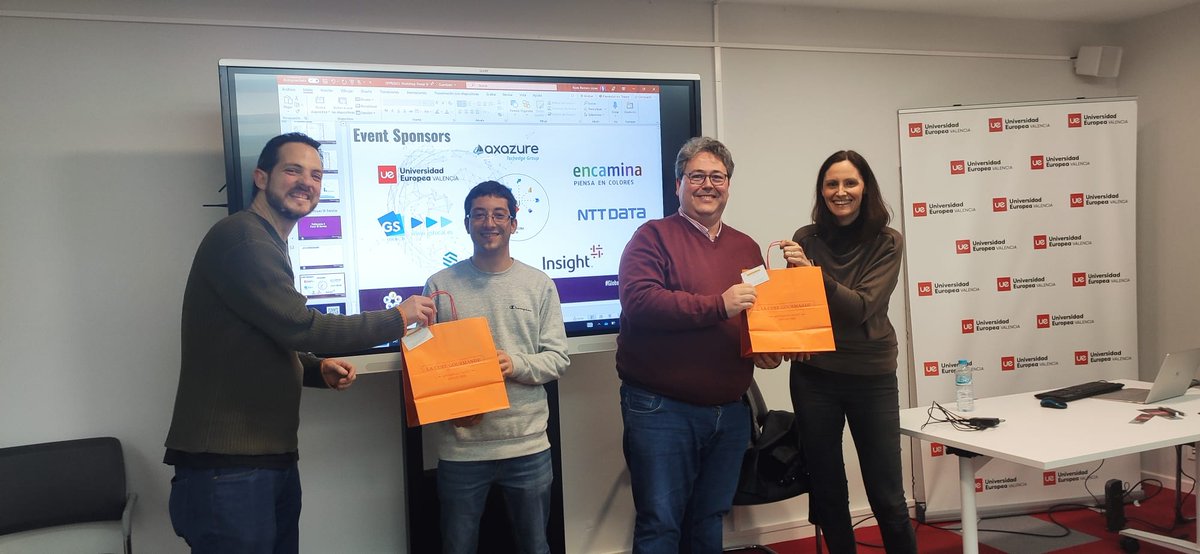 Rocío (@rromero_lopez) on Twitter photo Premiados en el sorteo del workshop de #PowerBI en el #GPPB2023 #PowerPlatformValencia
<a href="/jbarnandis/">Jorge Blasco</a> <a href="/MarPedroche/">Mar Pedroche</a>
Gracias a los sponsors por hacerlo posible 🤗
<a href="/NTTDataSpain/">NTT DATA España</a> #Insight <a href="/ENCAMINA/">ENCAMINA</a> <a href="/AXAZURE/">AXAZURE</a> <a href="/UEValencia/">Universidad Europea de Valencia</a> <a href="/sothis/">#SothisNoPara</a> #GSLocal Premiados en el sorteo del workshop de #PowerBI en el #GPPB2023 #PowerPlatformValencia
<a href="/jbarnandis/">Jorge Blasco</a> <a href="/MarPedroche/">Mar Pedroche</a>
Gracias a los sponsors por hacerlo posible 🤗
<a href="/NTTDataSpain/">NTT DATA España</a> #Insight <a href="/ENCAMINA/">ENCAMINA</a> <a href="/AXAZURE/">AXAZURE</a> <a href="/UEValencia/">Universidad Europea de Valencia</a> <a href="/sothis/">#SothisNoPara</a> #GSLocal