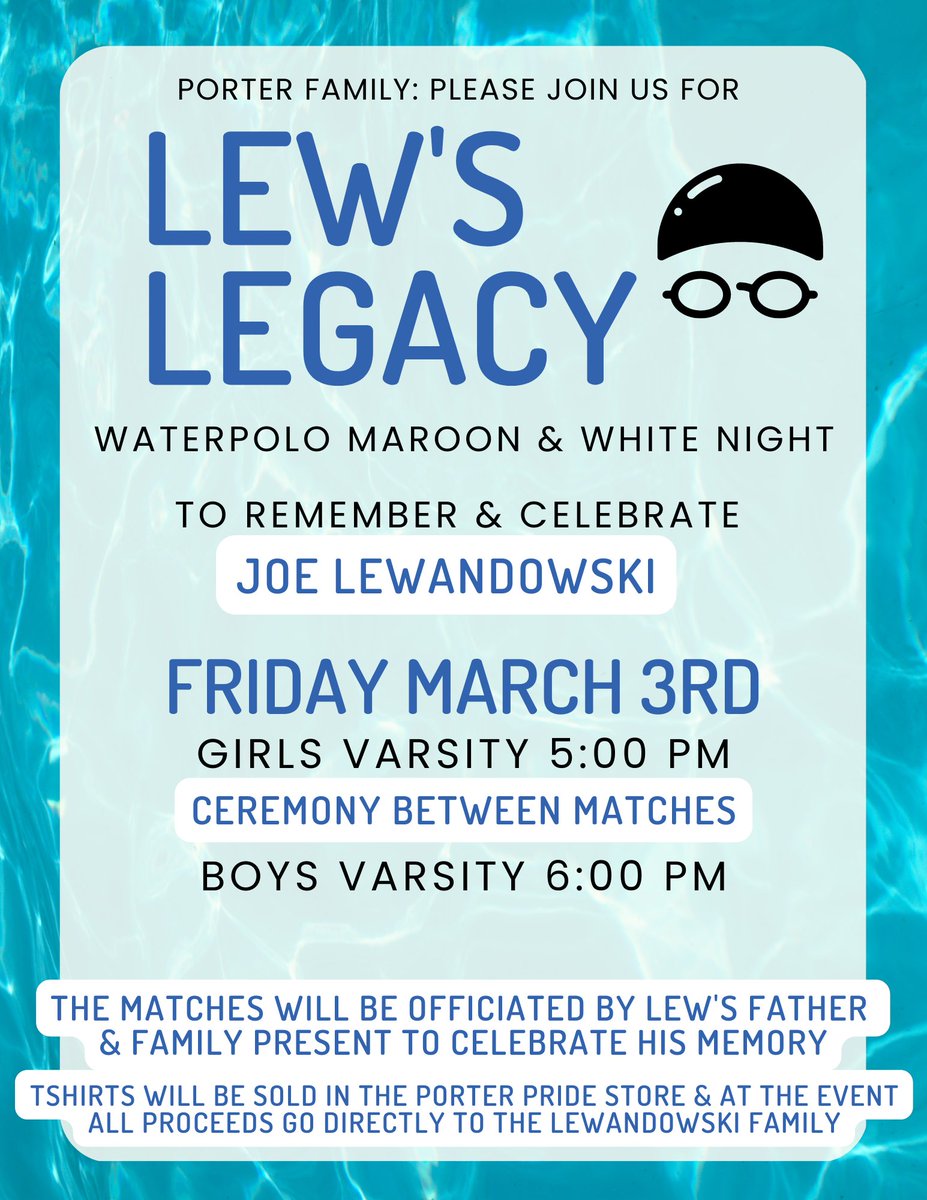 LockportHS205's tweet photo. Porter Families come out to support this event to celebrate the memory of one of our Porter legends, Joe Lewandowski. 
#PorterPride
#BestTogether https://t.co/9c04q4nSy6