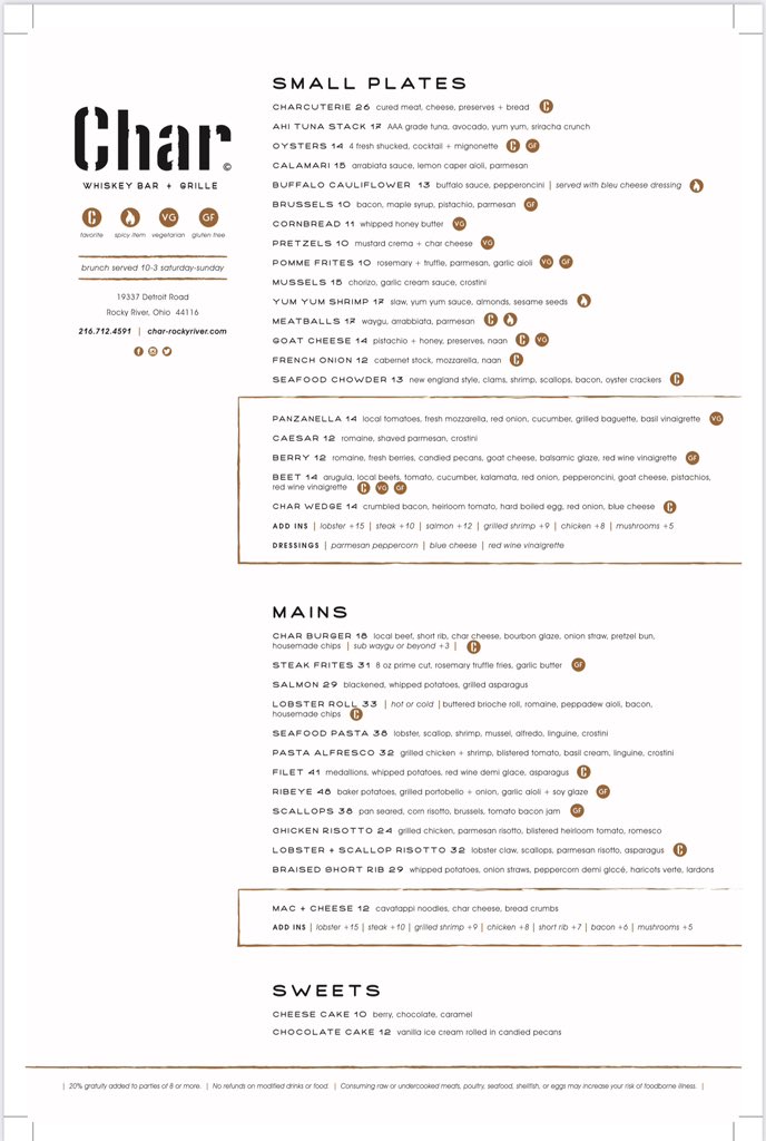 Char Whiskey Bar + Grille tweet media