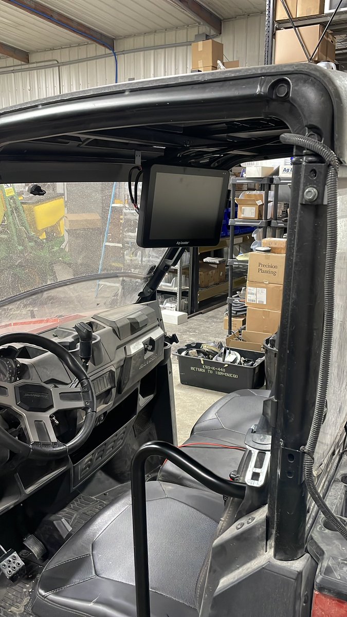 Quick setup of an <a href="/AgLeaderTech/">Ag Leader Technology</a> InCommand 1200 and GPS 7500 on <a href="/DigiFarmVBN/">DigiFarm</a> RTK for a Polaris Ranger to do field boundaries.