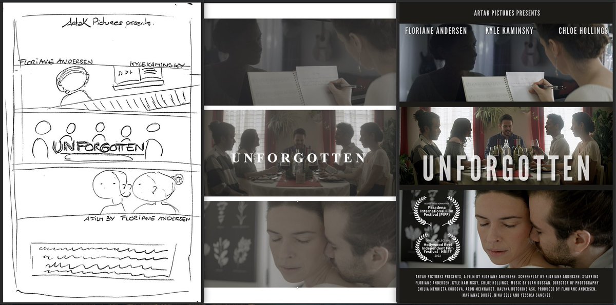 “Unforgotten” poster step by step. From vision to reality ✨
