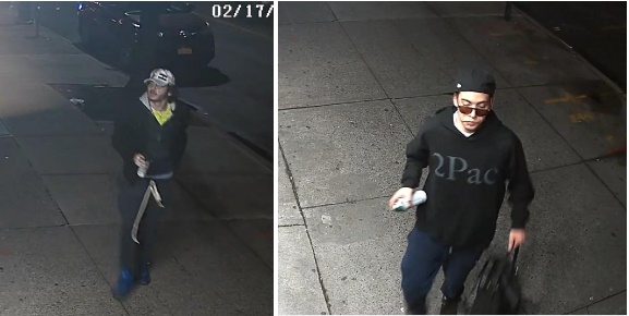 ‼️ WANTED- Criminal Mischief, Graffiti ‼️ On 2/17 at 3:35am, a commercial establishment located at 33-20 Broadway in Astoria was vandalized with an Anti-Black racial slur, written in green spray paint across the rolldown gate. Contact @NYPDTips or 1 800 577-TIPS