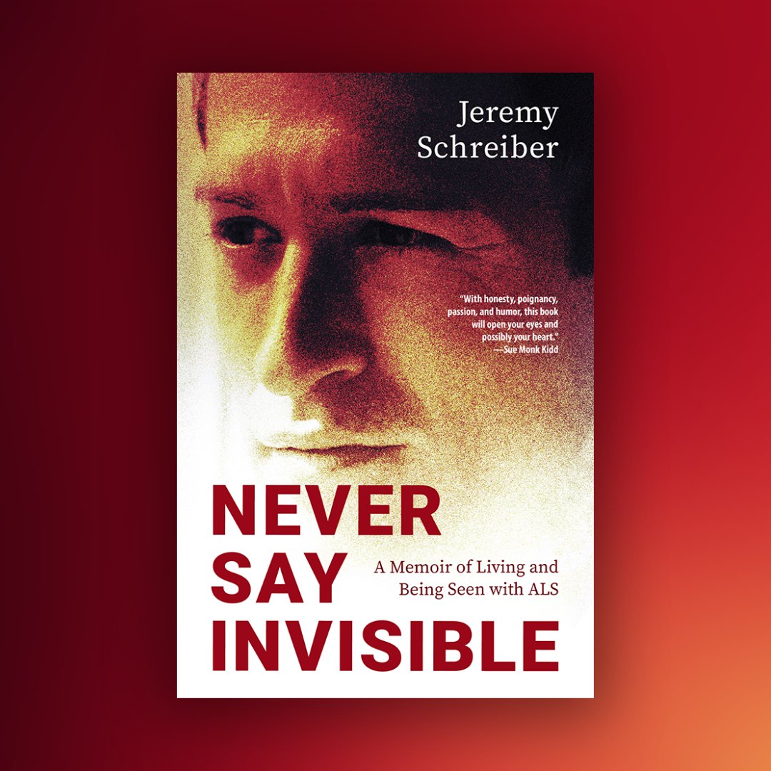 Never Say Invisible is the story of @JeremySchreiber’s journey after he received a terrifying diagnosis: #ALS. Smart, clever, and humorous, this book is a testament to what can be learned and achieved despite a terminal illness.

BUY: amzn.to/3y8Fsg5

#disability #endALS