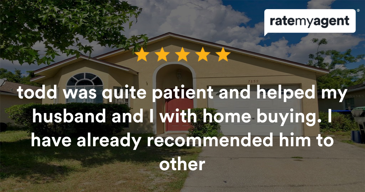 ToddMowry's tweet photo. My latest #RateMyAgent review in Lockhart.
 SL3244770
https://t.co/ZUvioROWqn

...
#ratemyagent #realestate #EXIT_REALTY_MAGIC_CITY_LLC https://t.co/pNlPKByWmp