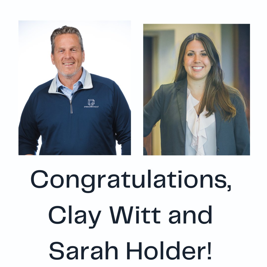PROSOCO's tweet image. PROMOTION announcement! As Area Sales Manager, Clay Witt will now oversee his current Midwest territory plus TX, LA, and the SE. As Sales Operations Manager, Sarah will improve sales processes &amp;amp; manage inside sales and architectural support. #TeamPROSOCO #YouUsTheProject
