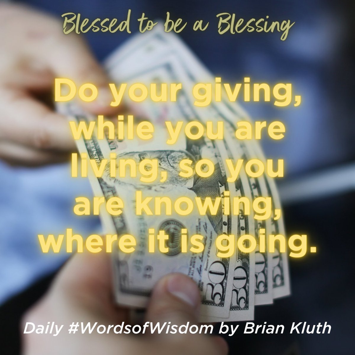 Generosity_Guy's tweet image. Day 15 - #CalendarQuotes#WordsofWisdom#LiveaLifeofFAITH (Fantastic Adventures In Trusting Him) #DailyInspiration #LegacyLiving #LegacyGiving #GiveNow I was blessed by parents &amp;amp; in-laws that believed in giving some special #EarlyInheritances that would better the life of my family