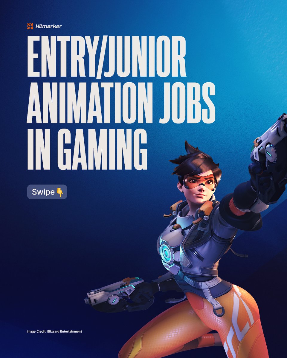 Hitmarker Gaming Jobs on Twitter "Make the move into animation in