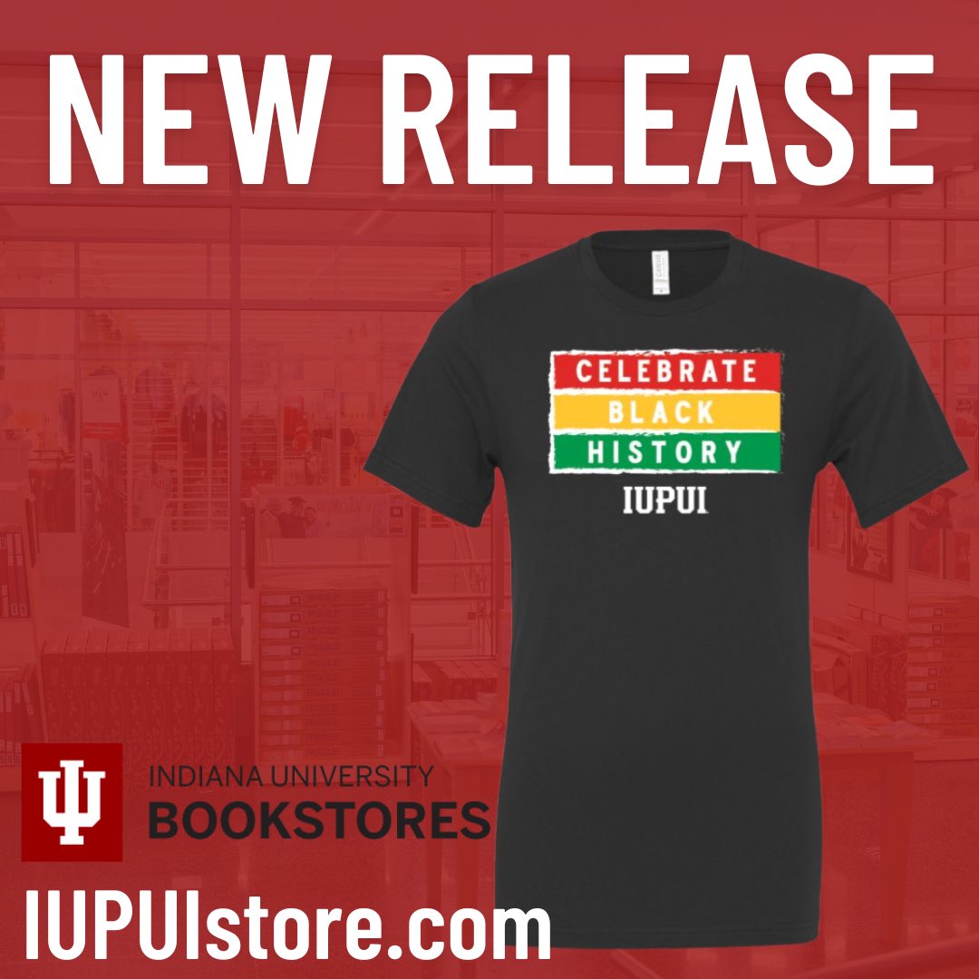 Support #blackhistorymonth by purchasing an <a href="/iupui/">IUPUI</a> t-shirt at the 🔗 in our bio or here: shorturl.at/jqwCM