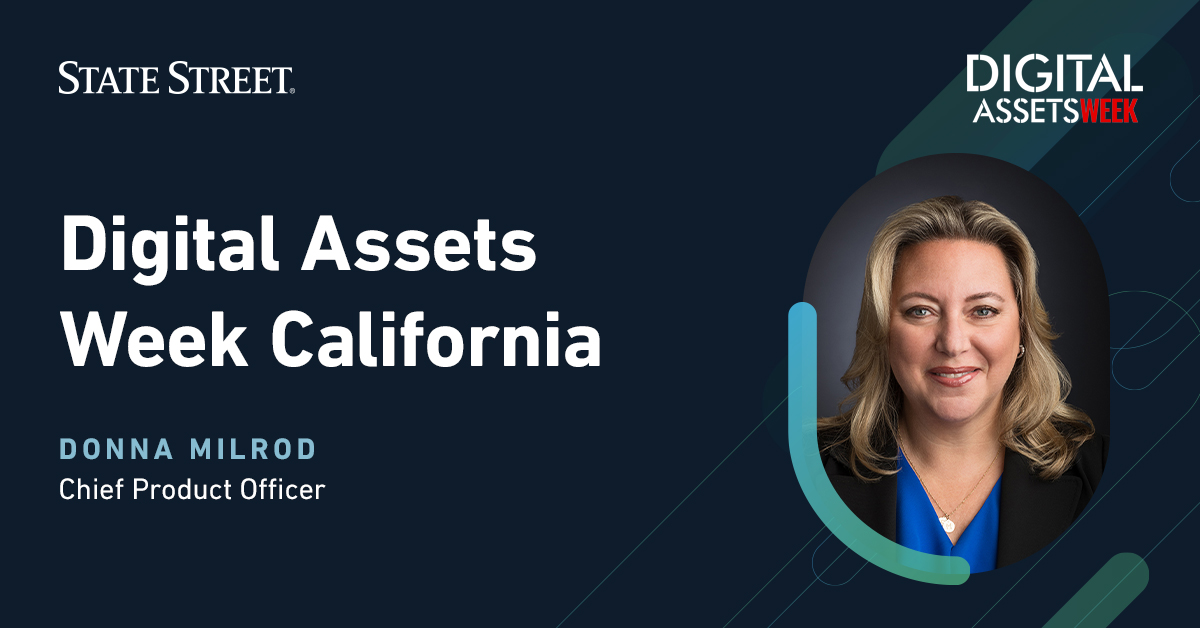 StateStreet's tweet image. Will any asset class be #digitalized significantly by the end of 2023?  Donna Milrod, our chief product officer will join #DigitalAssets Week in California in May to discuss the barriers to key asset classes being digitized. Register now. ms.spr.ly/60125eHW0