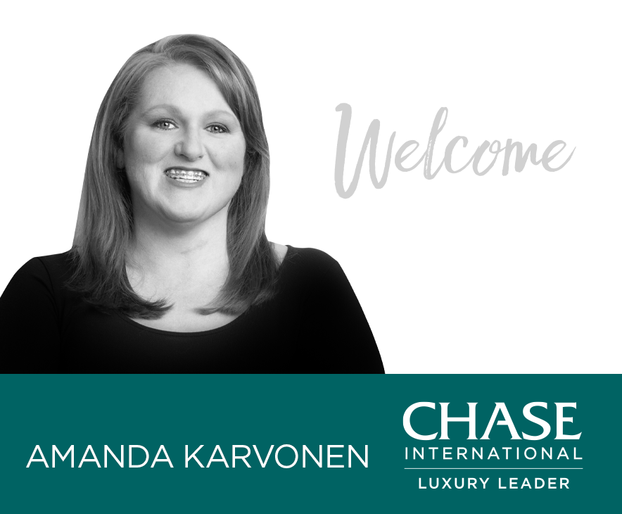 We are so excited and grateful to welcome Amanda Karvonen to the Chase International Real Estate team!

If you or someone you know is looking to buy or sell a home, call Amanda at 530-414-3969. Find out what your home is worth at chaseinternational.findbuyers.com/akarvonen@chas…