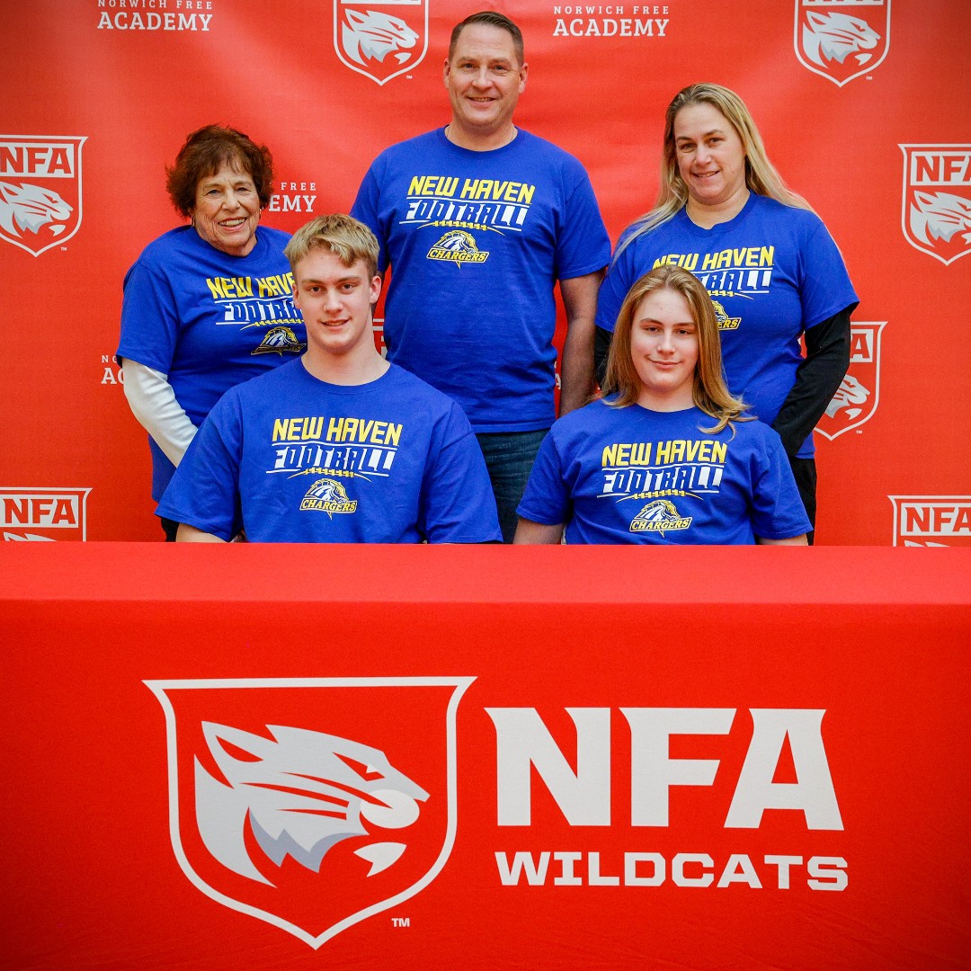 NFA_Athletics's tweet photo. Congratulations, Caleb Beetle! Caleb recently committed to continue his academic and athletic career at the University of New Haven, where he will play football. https://t.co/uJ5l4h88wK