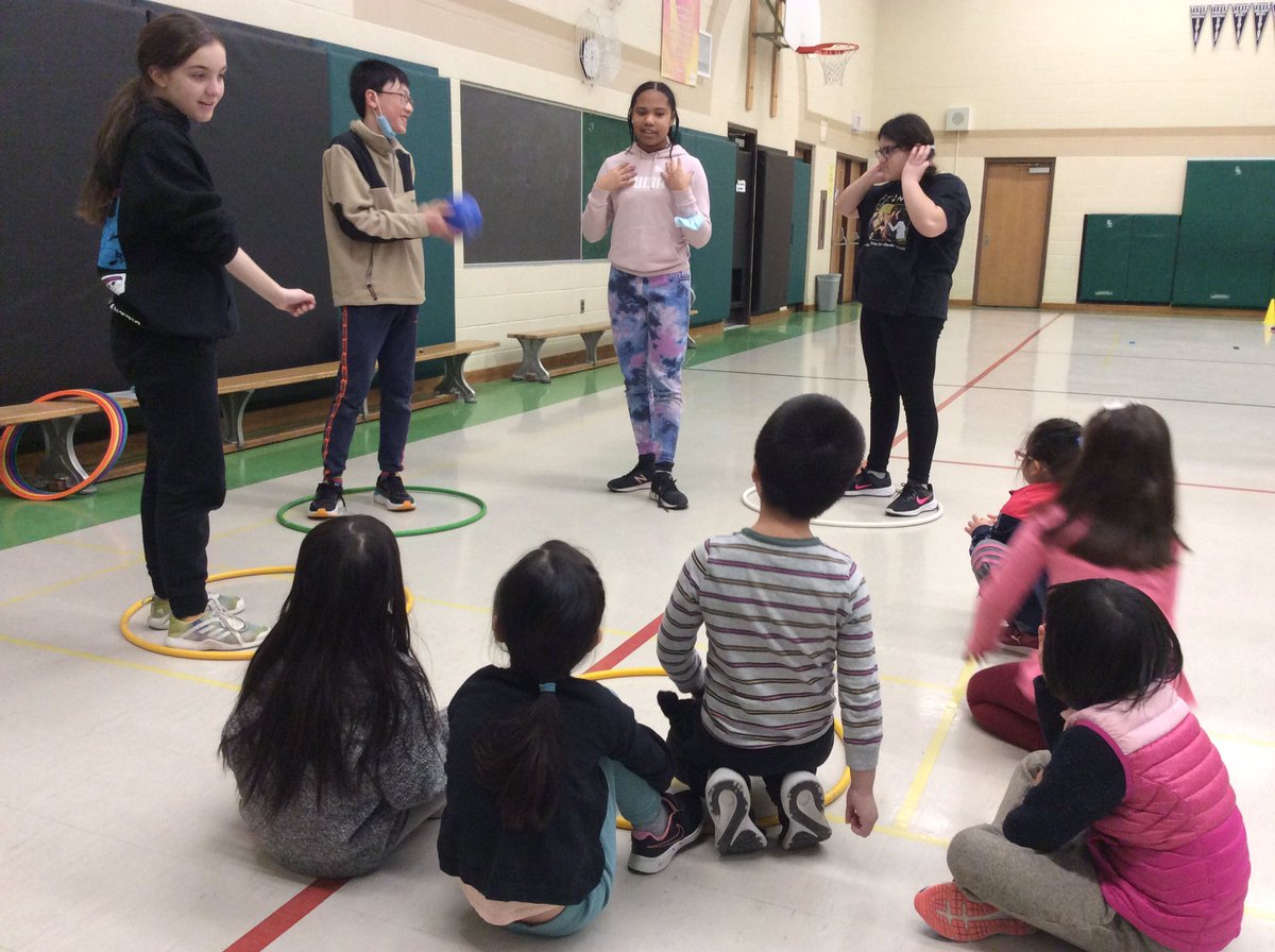 SPM hosted York Public Health to participate in Positive Play training with our student leaders! An awesome day of cooperative play!