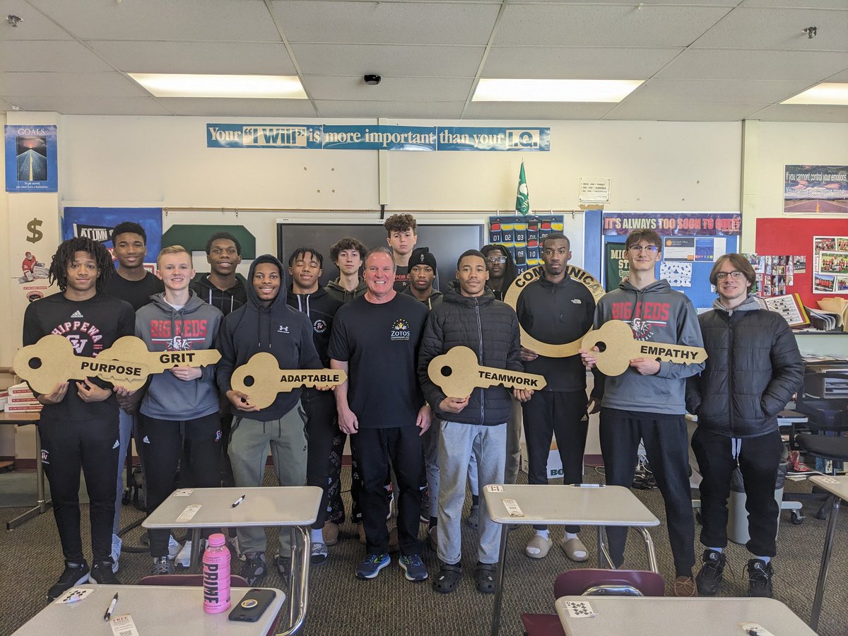 CVHSBasketball's tweet photo. Big thanks to @ZotosTed (https://t.co/DZOm1MZErR) for coming in and talking to us about the 5🗝️. It was an awesome experience and to watch 15 to 18 year olds start thinking about how to actually achieve their future goals. #PGATE https://t.co/1TWF5XATYj