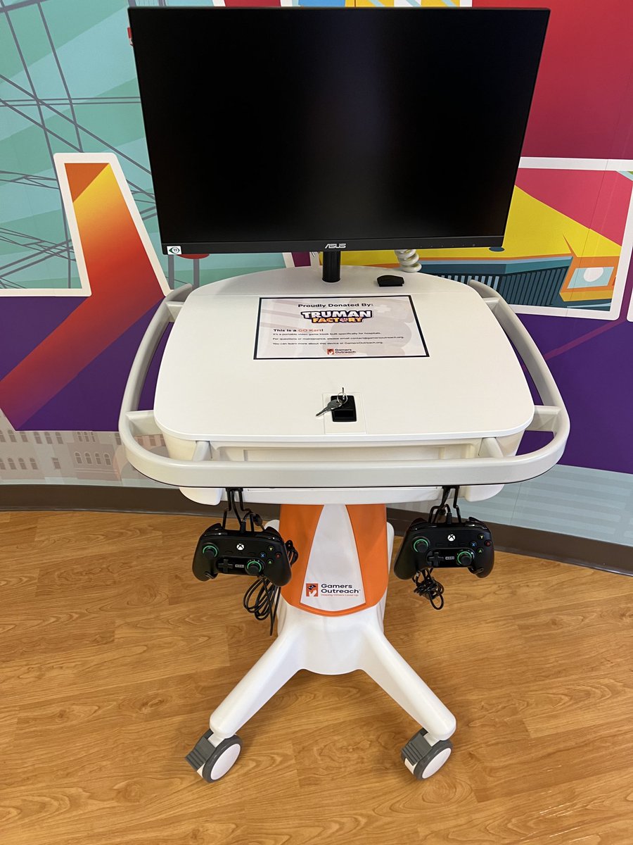 TrumanFactory's tweet photo. Truman just donated 3 more Go Karts to Children's Health in Dallas.

In partnership with @GamersOutreach, Truman has donated 5 GoKarts this year to children hospitals. 

Our amazing supporters make this possible as every purchase of Truman Factory candy helps to fund these donations.