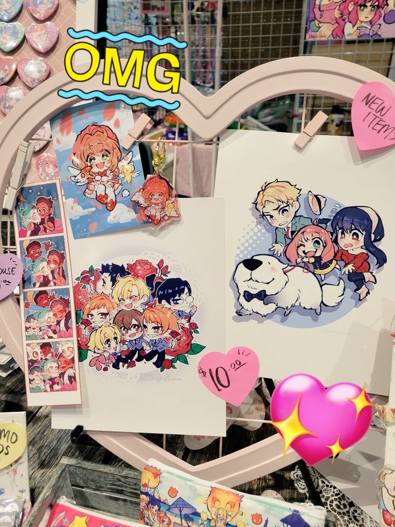 ShoujoHavoc's tweet photo. We're at Anime Crossroads this weekend!! Come say hi and see my new stuff ✨️❤️ https://t.co/1bikAoV1lE