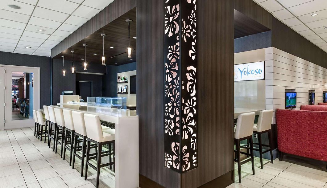 GSFurCon's tweet photo. Speaking of Sushi...  Feel free to visit Yokoso Sushi Bar in the Crowne Plaza at 5985 W Century Blvd, Los Angeles, CA 90045 just a few doors down from the hotel!  #sushi #GSFC2023 #soosh https://t.co/5mKJkauOZW