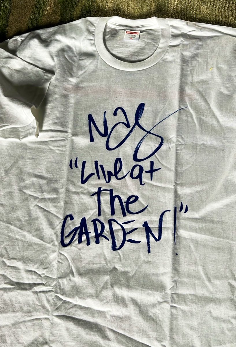 激レア入手困難 Supreme Nas Madison Square Garden F&F Tシャツ DropsByJay on X: