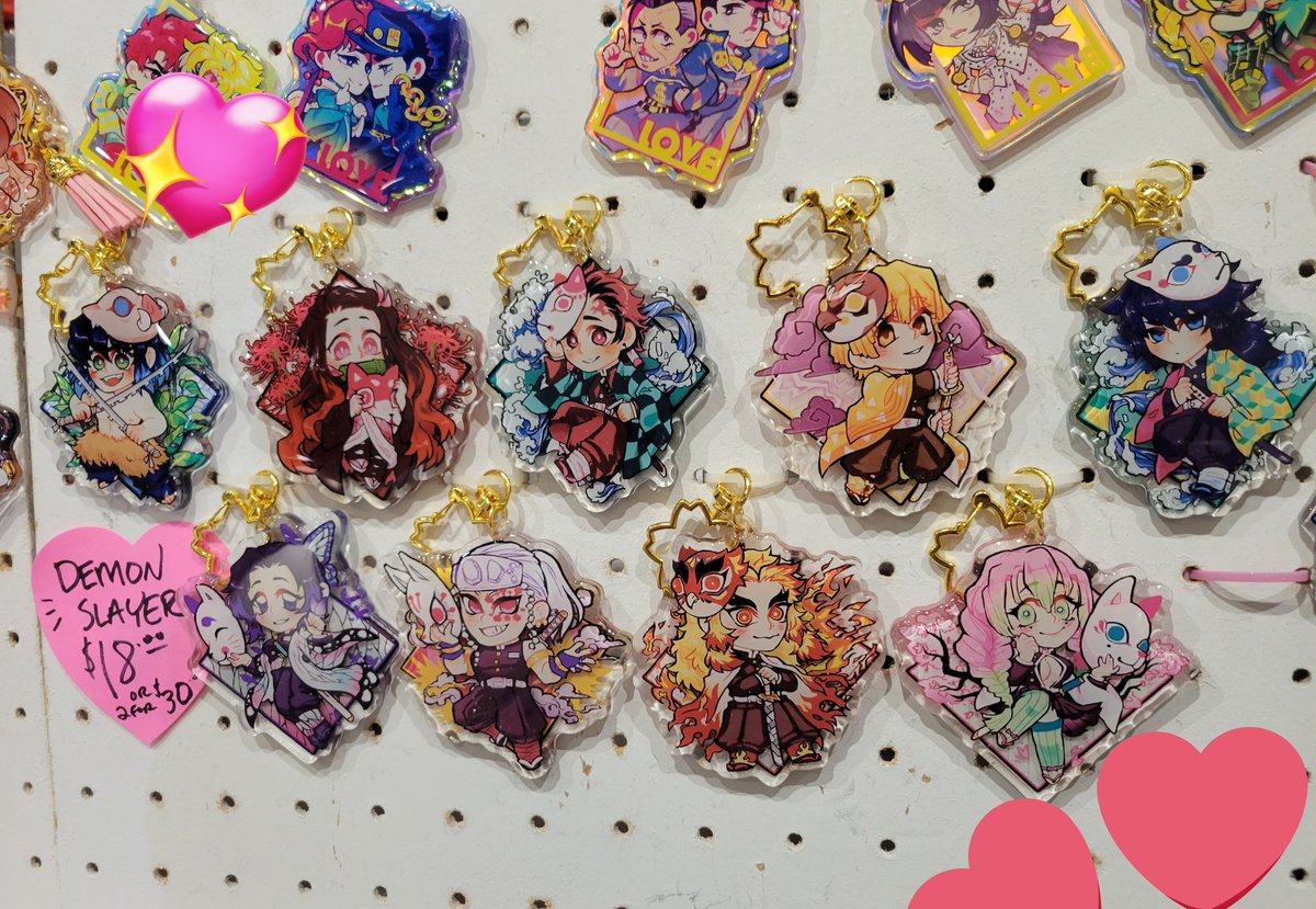 ShoujoHavoc's tweet photo. We're at Anime Crossroads this weekend!! Come say hi and see my new stuff ✨️❤️ https://t.co/1bikAoV1lE