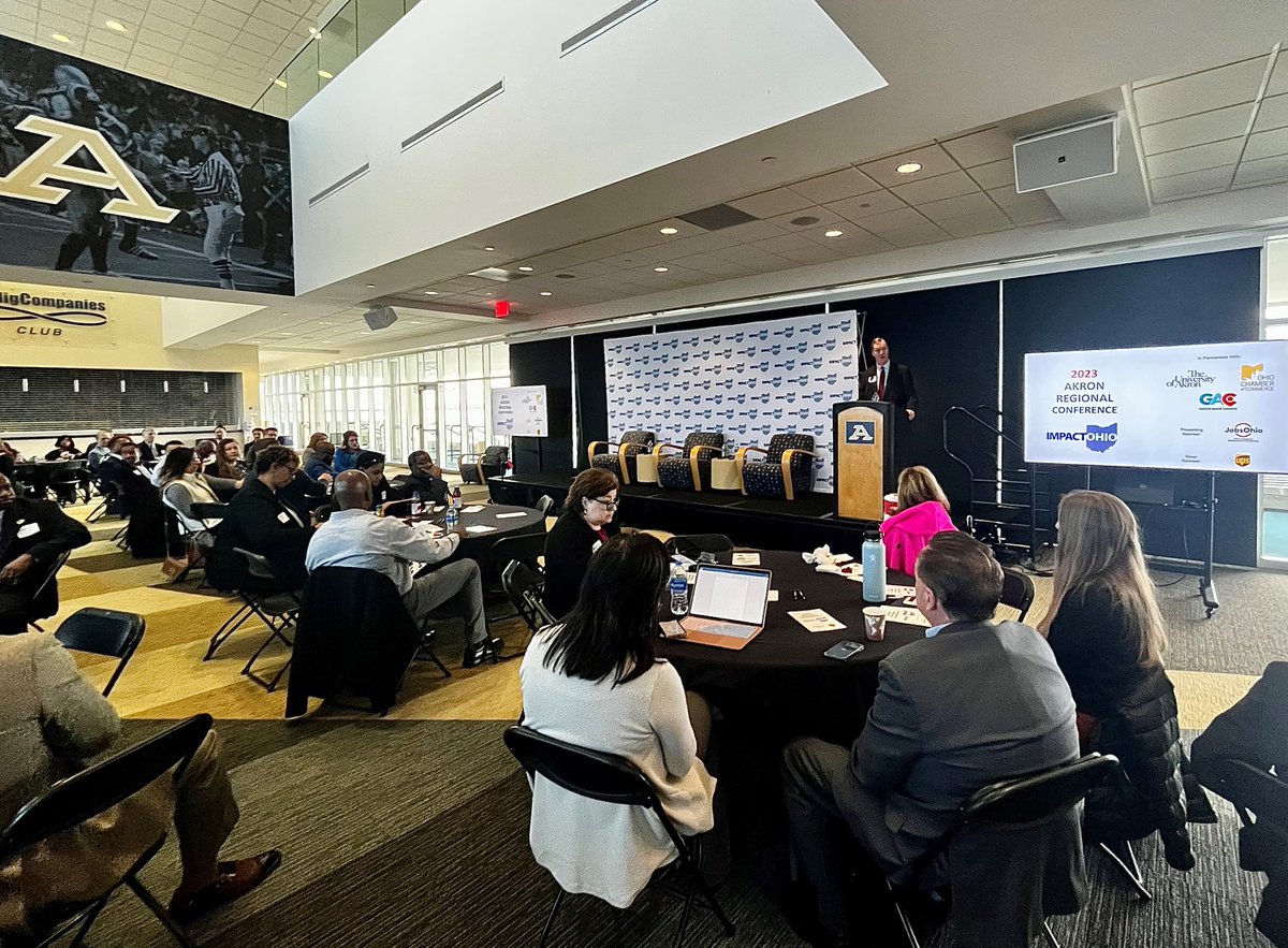 ImpactOhioOCC's tweet photo. Thank you to everyone who attended our Akron Regional Impact Ohio Event today at @UAkron!
It was a great day filled with productive, informative discussions. We're looking forward to our next event! https://t.co/SFOsDTZaVo