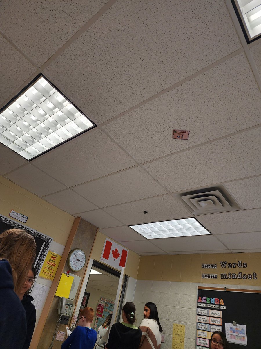 RHL_Inspire's tweet image. Love the active math that happens in the Gr.6 classrooms. Students have to find the practice questions all over the room. Some are on the ceiling. #engagemath #rhlinspires