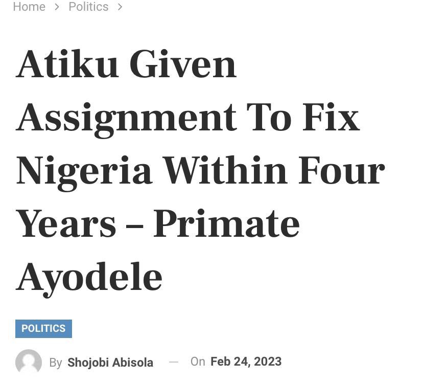 Ubando001's tweet photo. Also from a prophet.
#AtikuWillWin #LetsWinWithAtiku https://t.co/v5fXUjpFGX