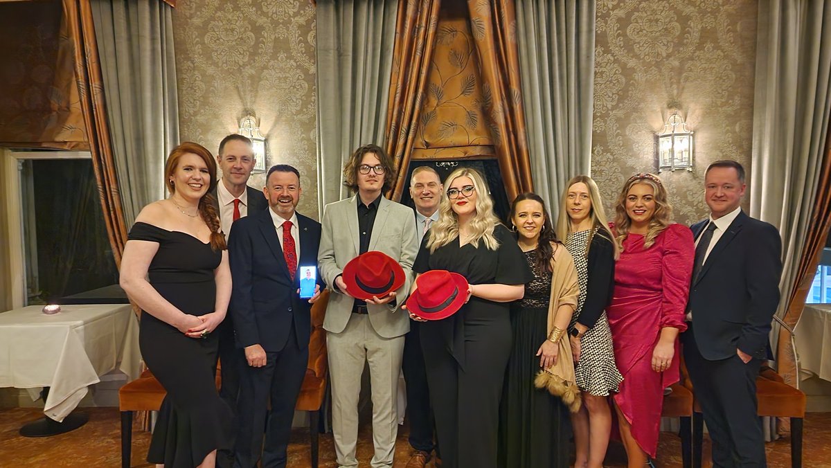 mernin's tweet image. Some of the wonderful crew from #RedHat looking sharp at the #Waterford Business Awards dinner #WeAreRedHat #BetterTogether @WaterfordCC @WLRfm