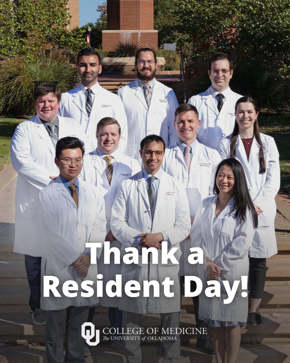 Today is #ThankAResidentDay! 🤗 Be sure to thank a medical resident today! 

#neurosurgery #neurosurgeon #neurosurgeryresident #neuroresident