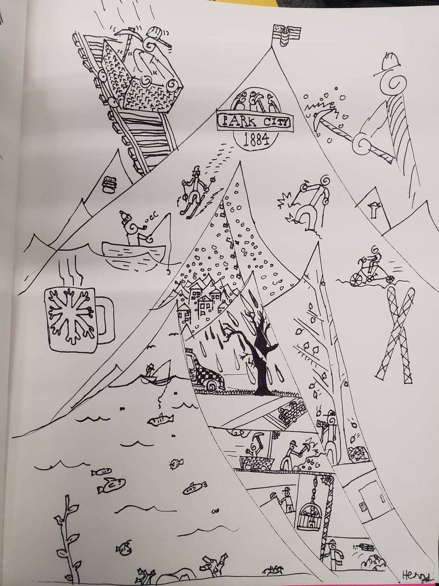 #ParkCitySchools The creativity of our art students is astounding. Way to go artists! 

#ParkCitySchools La creatividad de nuestros estudiantes de arte es asombrosa. ¡Así se hace artistas!