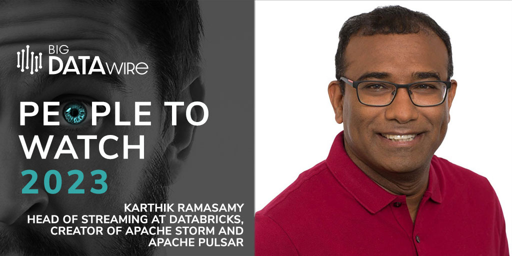 BigDATAwireNews's tweet image. The 2023 #BDWPeopleToWatch is out. Get to know @karthikz, Head of Streaming, @databricks, Creator of Apache Storm, Apache Pulsar. Learn more about our honorees here: ow.ly/iXBy50MQBGT

#ApacheStorm #ApachePulsar #bigdata