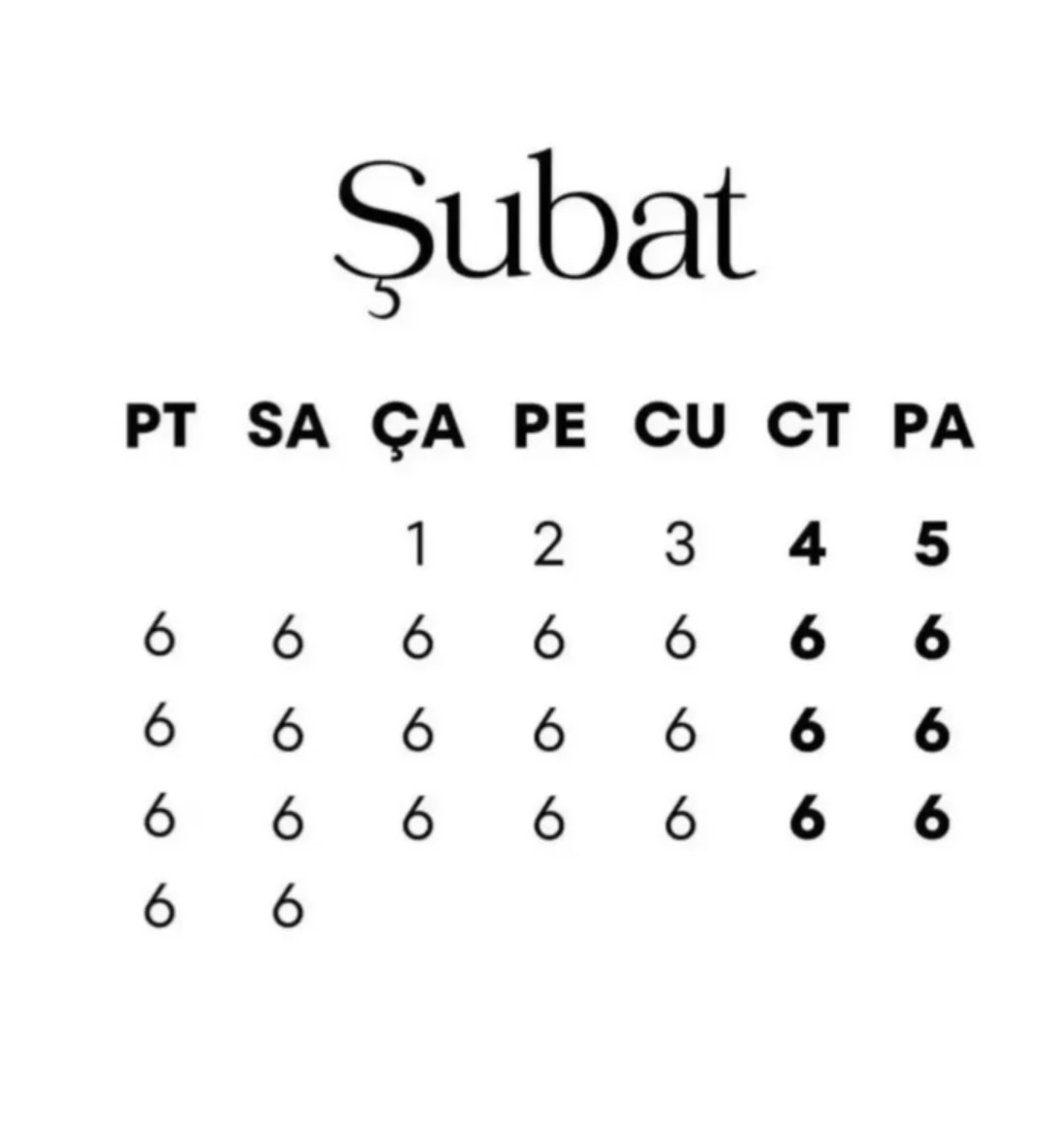 "6 şubat 2023 4:17" şubat güzeldir 6'sı olmasa... 🥀