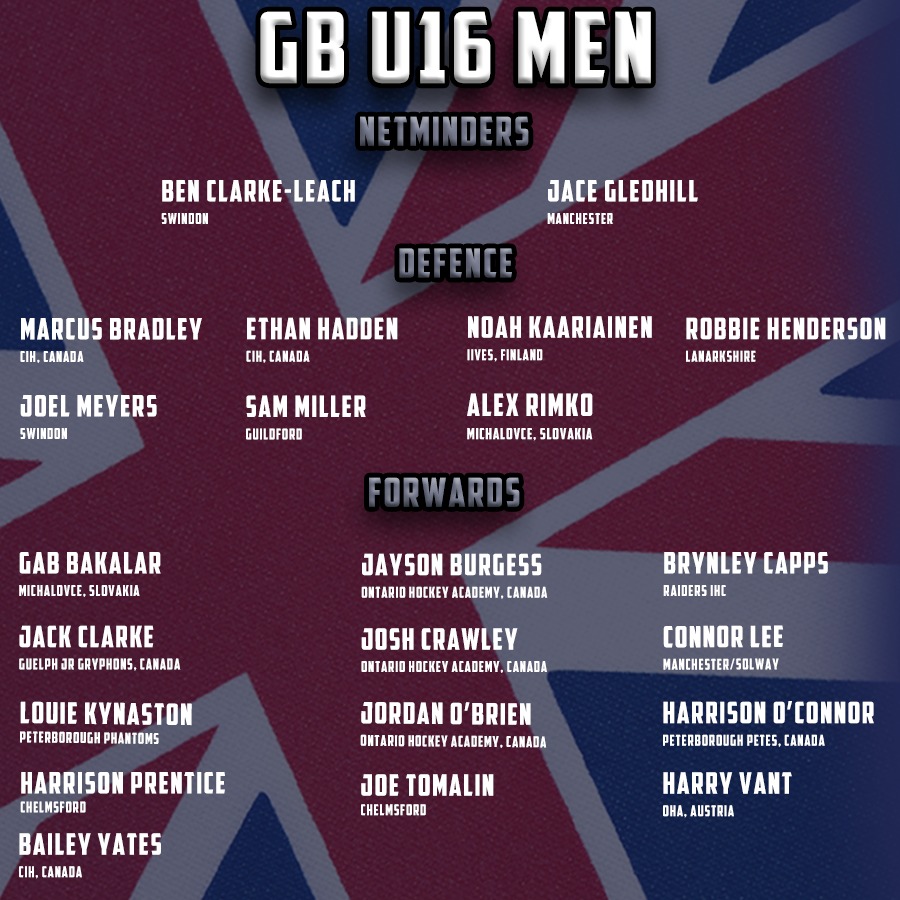 Team GB Ice Hockey on Twitter "🚨 ROSTER ANNOUNCEMENT 🚨 🇬🇧 Great