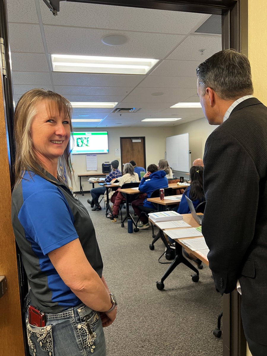 Thanks <a href="/Pres_Sandoval/">Brian Sandoval</a>, for touring our Washoe County office, meeting with our employees, and learning about our impact in the county and beyond. DYK? Sandoval was in our 4-H Youth Development Program growing up! We're glad to count him among our alumni, and for his visit. #GoPack