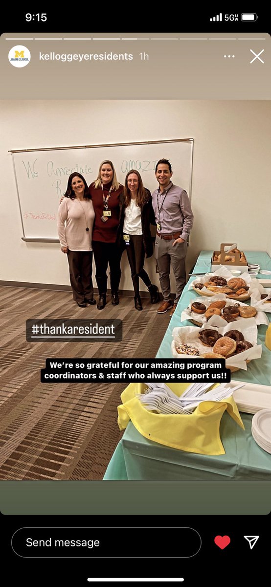 DanielleWil33's tweet photo. Thank a resident day was a hit! They all work so hard and are amazing.  They deserve to be appreciated everyday 😍#ThankAResidentDay #kellogg https://t.co/mNu45PAEYP