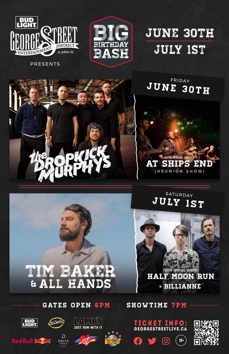 davewhitty's tweet photo. So this is fun! Putting the old band back together for one night only opening up for…… THE DROPKICK MURPHYS. June 30th on @GeorgeStLive. @Atshipsend 🇨🇦☘️🍻🎶 https://t.co/s5lOmcoJQK