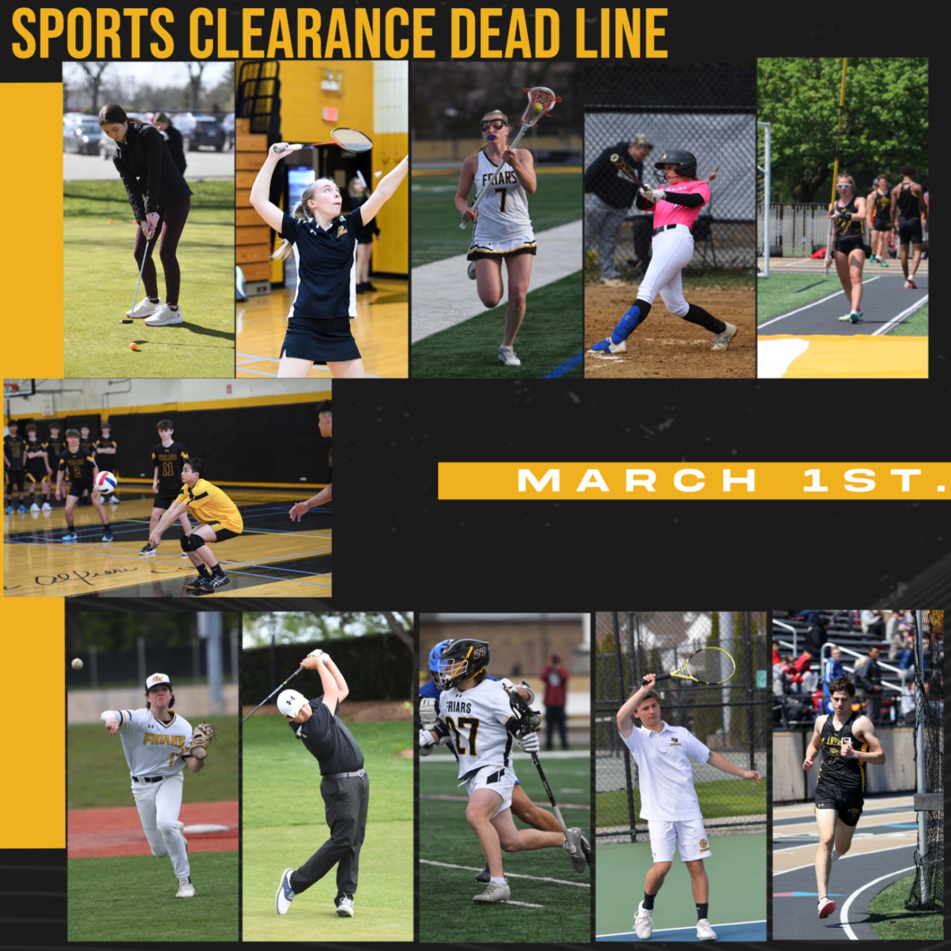 St. Anthony's Friars on Twitter "Friars make sure you have updated