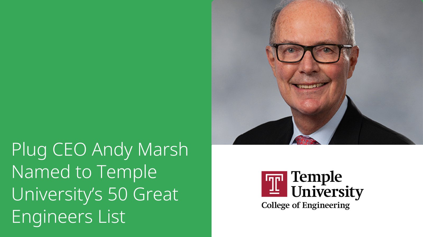 Plug Power Inc. on Twitter "TU_Engineering has named our own Plug CEO