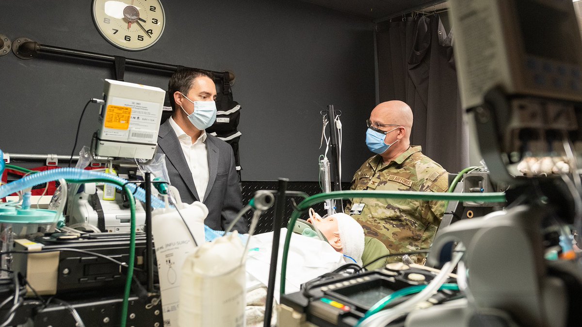 uc_health's tweet photo. We were thrilled to have Ohio Secretary of State @FrankLaRose visit us at UC Medical Center today!

It was an honor to introduce him to our C-STARS program and the great military partnerships that are happening here every day. https://t.co/1r3Xc59RGe