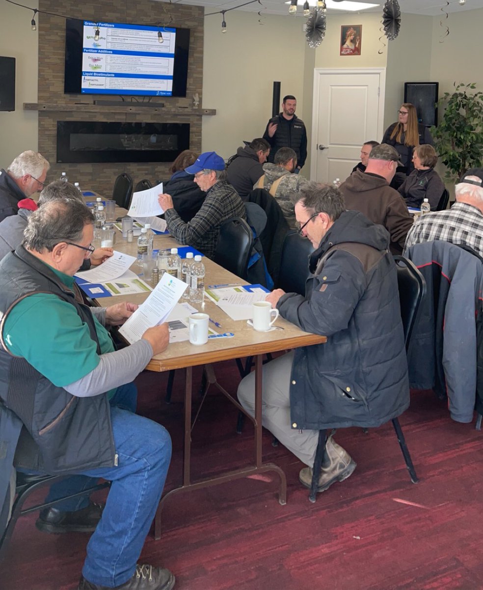 haleystrat's tweet image. Thank you so much to @TimacAgroCanada for teaming up to put on a successful grower meeting today in Yorkton! @BrookeWithTimac