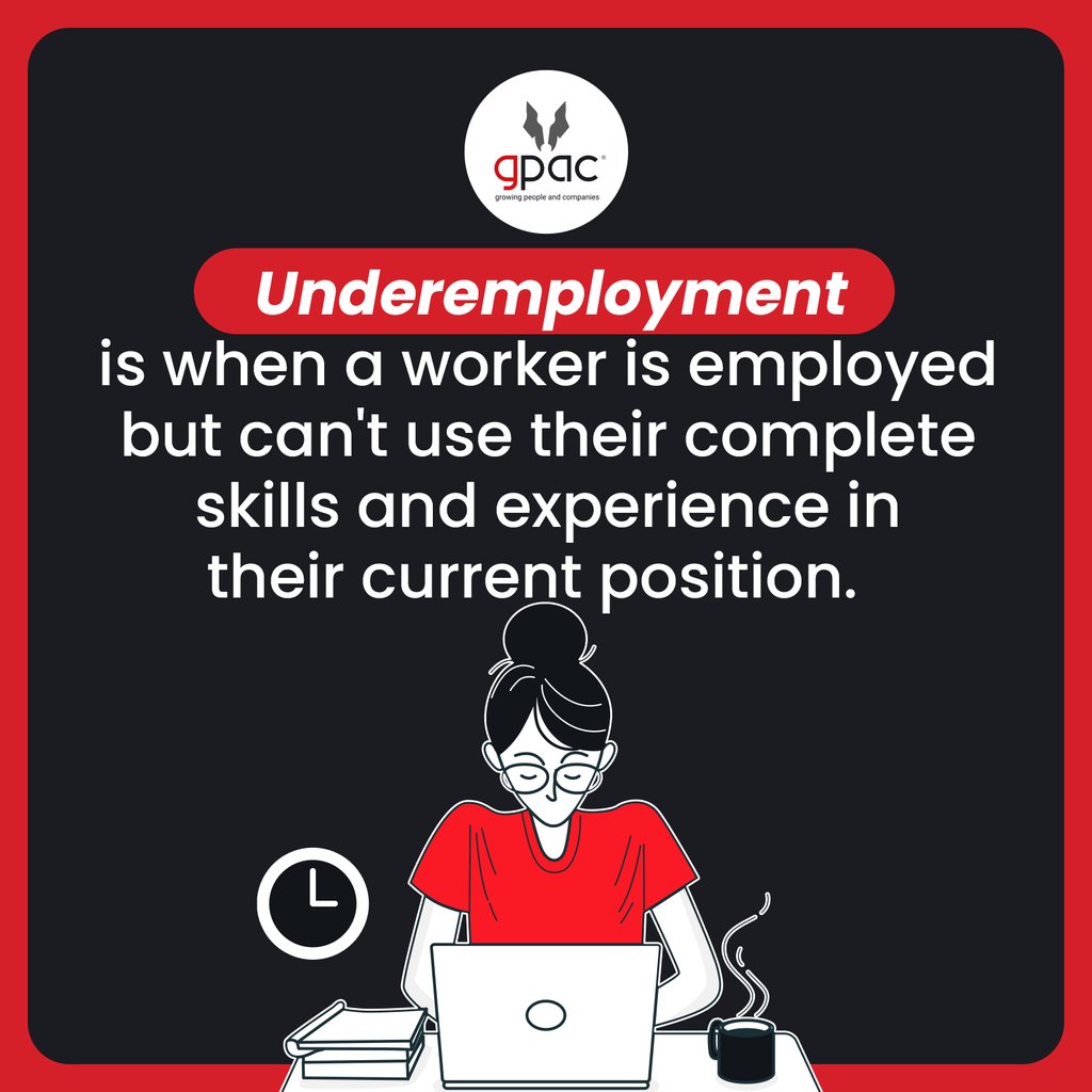 gogpac's tweet image. Unemployment and underemployment are two different issues that are often confused with one another. 
Gain more insight into this topic in this article.
➡️ gogpac.com/knowledge-cent…

#gogpac #gpac #underemployment #workforcedevelopment #workforcetrends