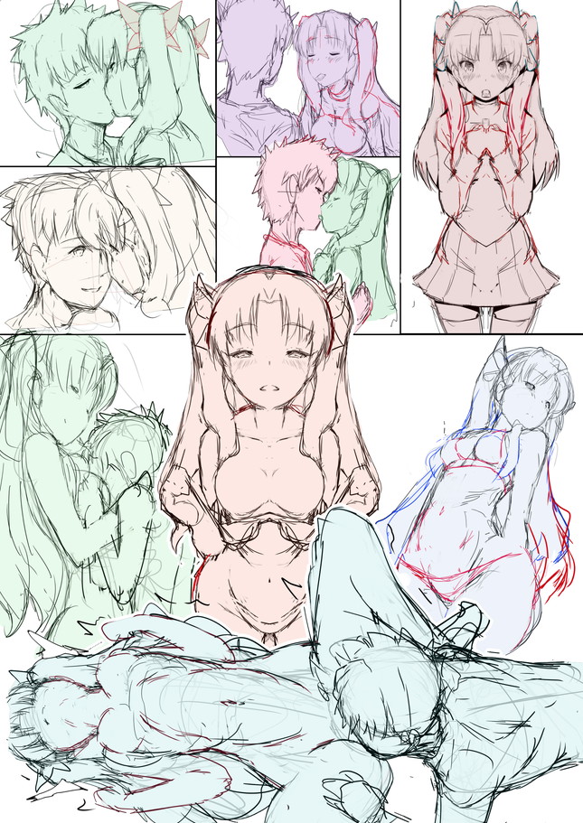 凛チャン2p分 配置できた 情報はいりきらなかったかも 還ったら修正しながらぺんいれします 