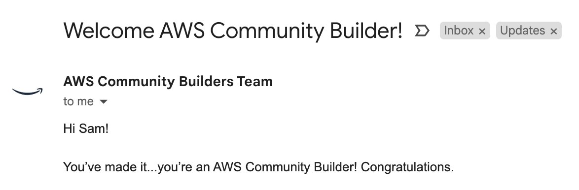 SamHulick's tweet image. Awww yeah, babies! Looking forward to hopefully helping shape @awscloud services—current and future! 🤓 #AWS #serverless #AWSAmplify