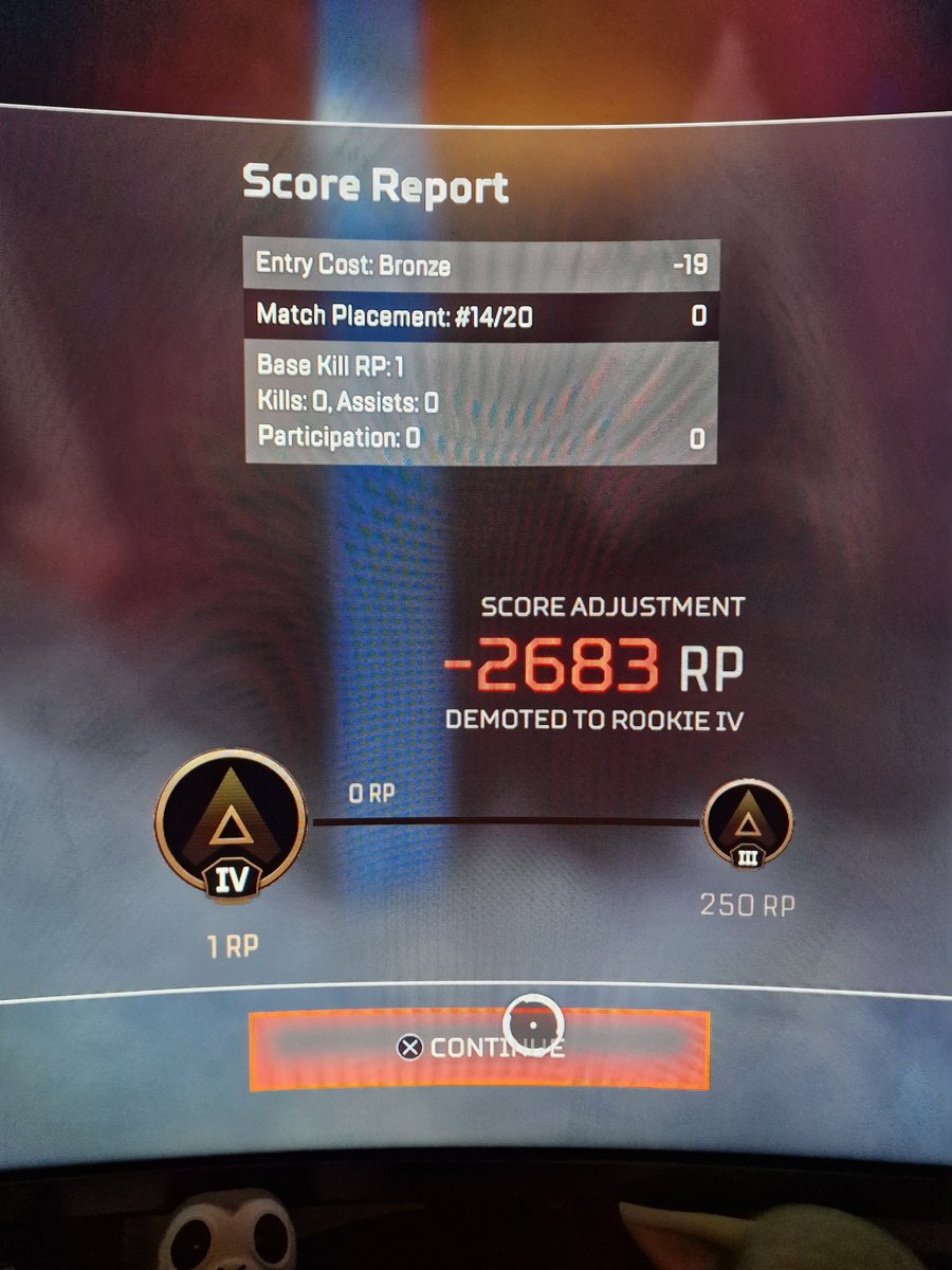 gabbybarrows's tweet photo. Bronze 1 to rookie 4 in one game. Well done apex 😂 https://t.co/I5KzxBZQes
