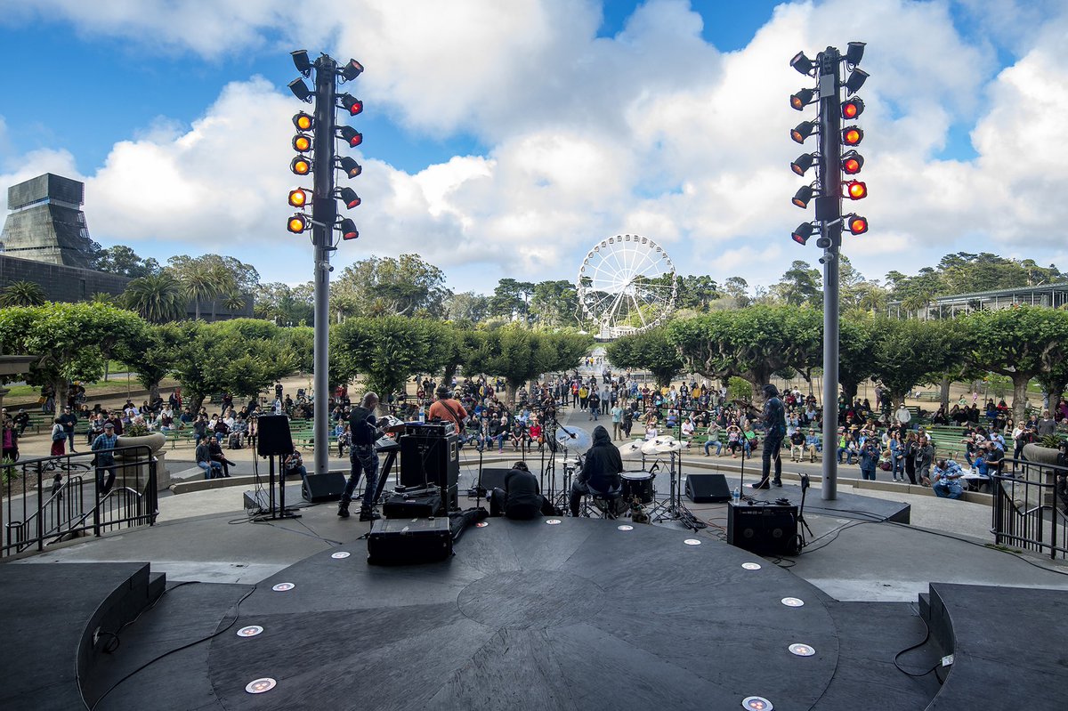 RecParkSF's tweet image. Illuminate Live, the free concert series at Golden Gate Park’s Bandshell, is back for its third season starting next week on March 1! Catch live music in the park every Wednesday, Friday, Saturday, and Sunday through November.