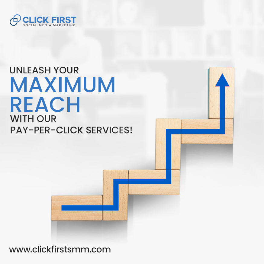 Stop wasting time and money on ineffective marketing strategies and use pay-per-click services to get more customers.

Take your business to the next level with our pay-per-click services!

Learn more about us from our website: clickfirstsmm.com

#socialmediamarketing