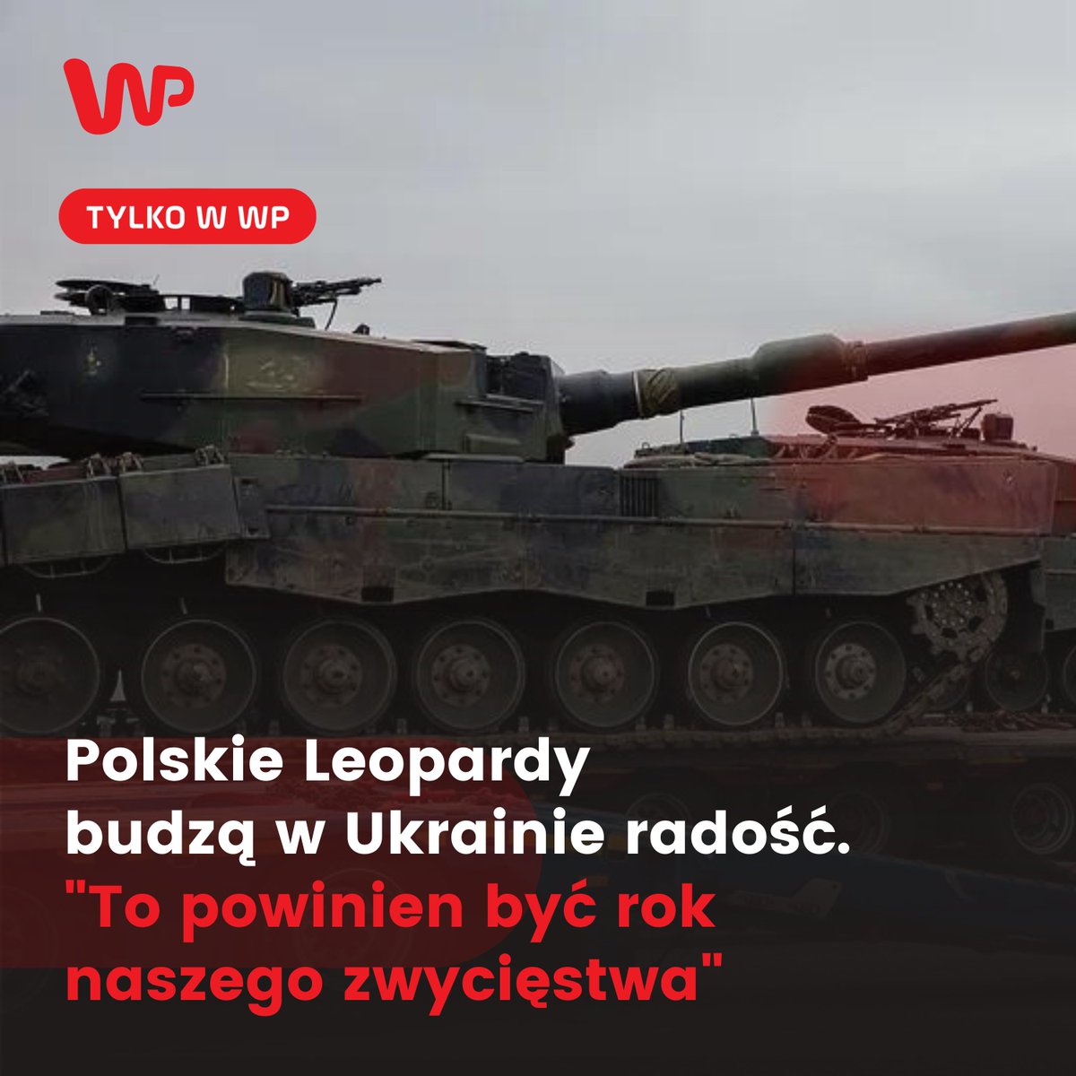 wirtualnapolska's tweet photo. 🗞️https://t.co/zzCabPLfrZ

Słowa @ZelenskyyUa: "Możemy się nigdy więcej @AndrzejDuda kilkanaście godzin przed rozpoczęciem wojny, na szczęście się nie spełniły. Polskie #Leopardy 2, które są już w #Ukraina, to wiadomość, która budzi tu radość i daje nadzieję.

✒️ @patrykmichalski https://t.co/cp1HE9aIOI