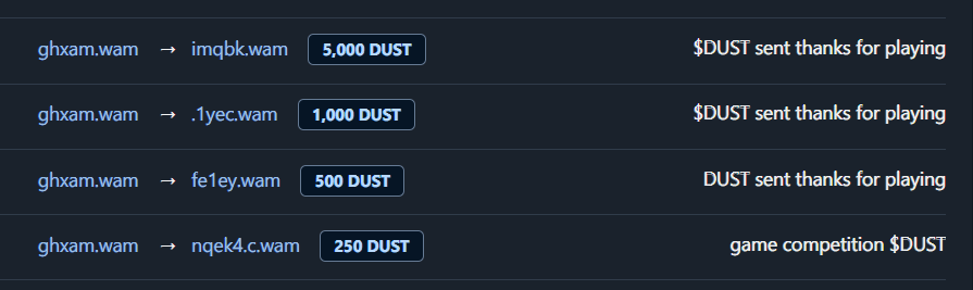 cryptok13759414's tweet image. Sending out $DUST to the first 555 to interact 💰 

RT, Follow me &amp;amp; Comment your wallet below 👇